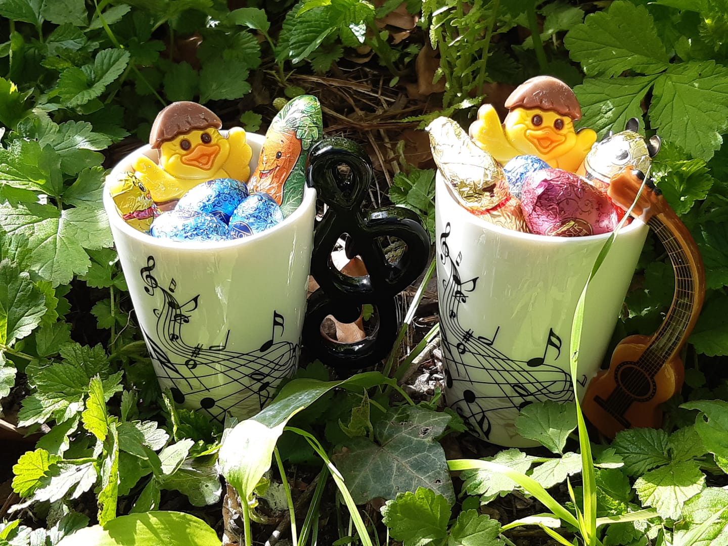 Customer photo review of Originelle Tasse – Violinschlüssel