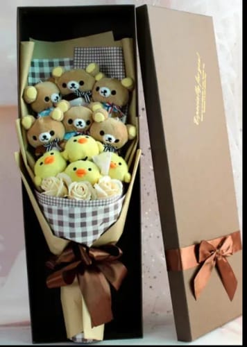 Customer photo review of KawaiiMi's Special Rilakkuma Bouquet