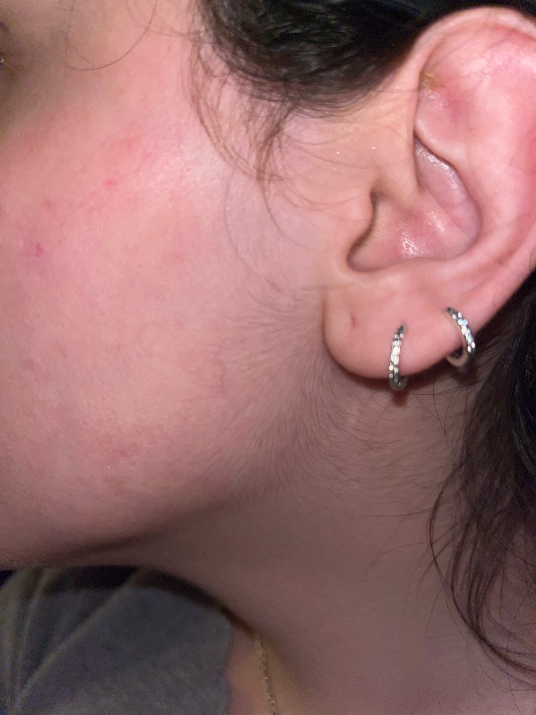 Customer photo review of Pendientes Triple Aros