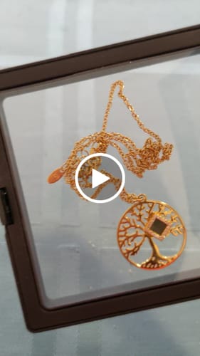 Customer video review of Tree of Life Necklace