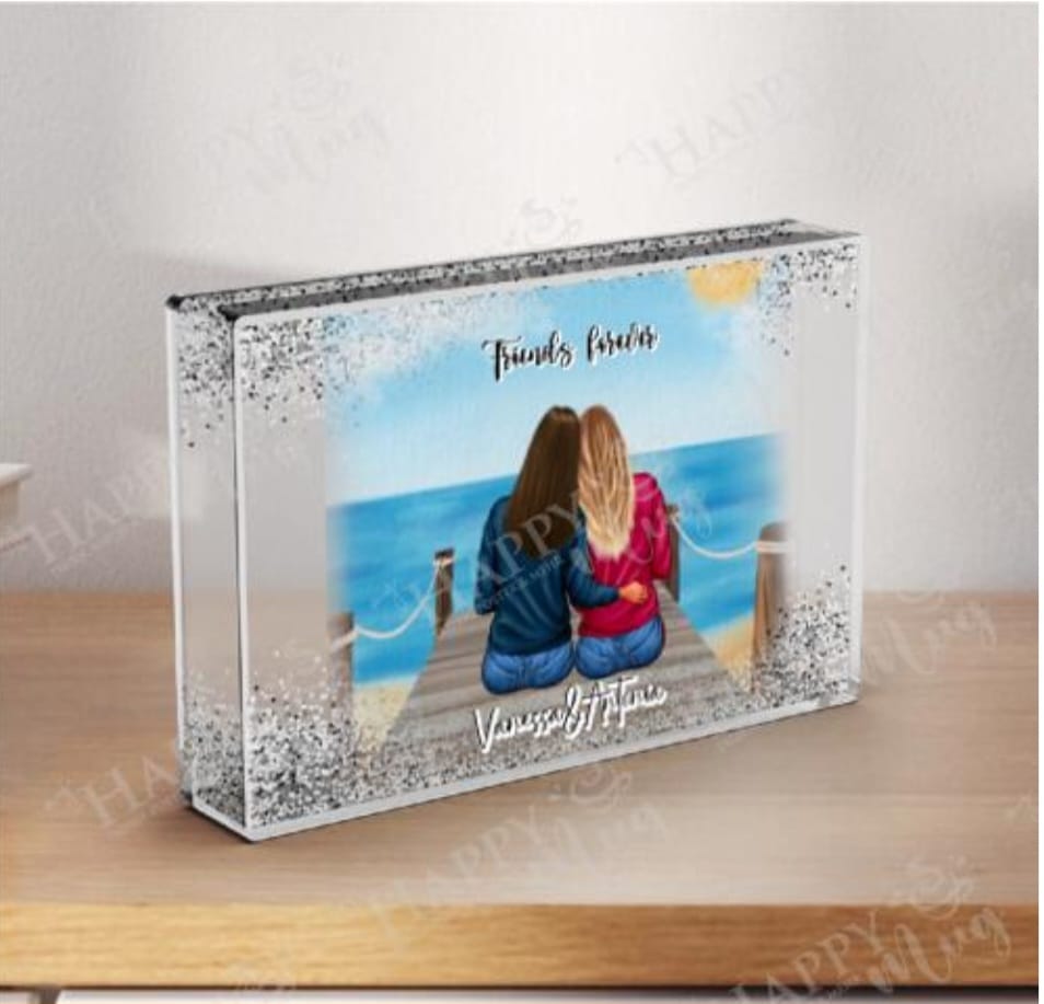 Customer photo review of Freundinnen - Schneekugel Silber Glitzer