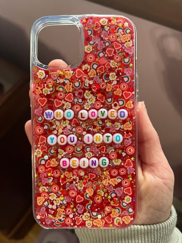 Customer photo review of Custom Sprkl Phone Case