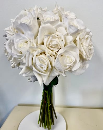 Customer photo review of AM Basics 28" Real Touch Rose Stem Artificial Flowers