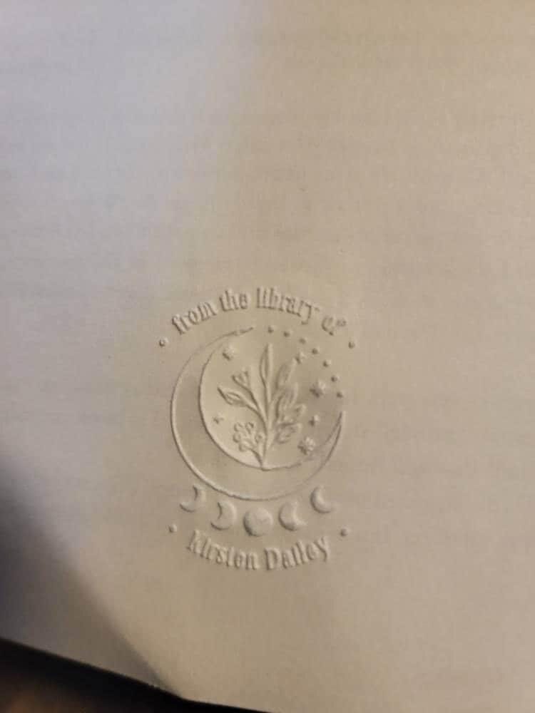 Customer photo review of Moon and Flowers Design 2