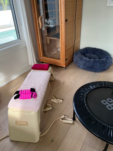 Customer photo review of ALL-IN-1 Workout Bench/Fitness Deck