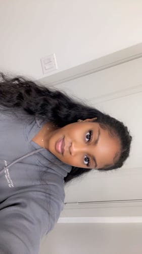 Customer photo review of Raw Indian Loose Curly Hair