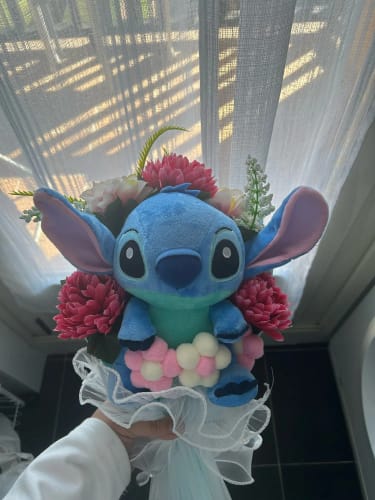 Customer photo review of Lilo & Stitch Snuggle Bloom Bouquet