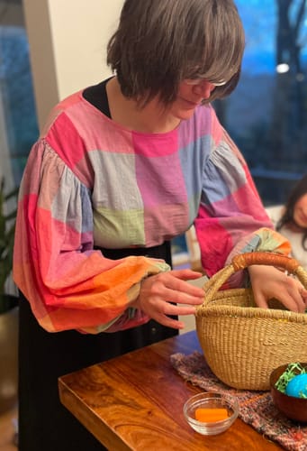 Customer photo review of ELIZABETH TOP | JUPITER CHEX