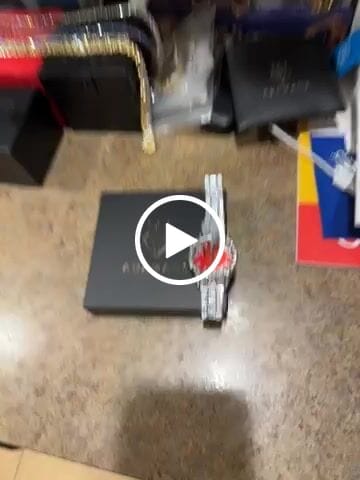 Customer video review of Ruby Numeral Dial Diamond Simulant Watch - Silver