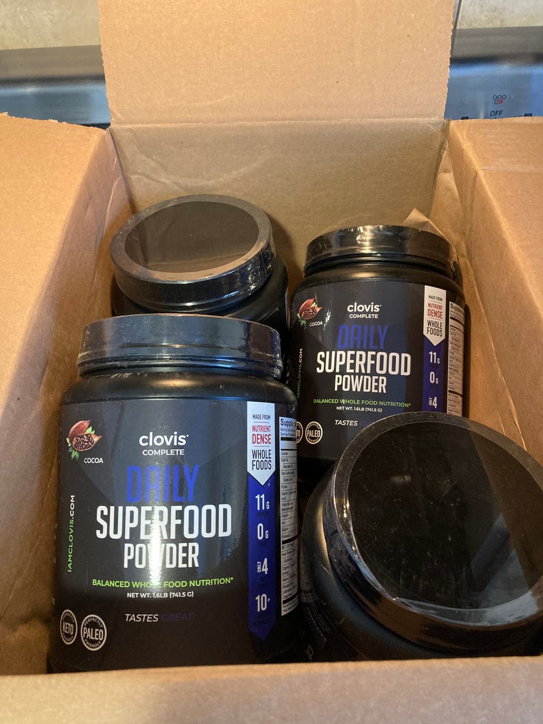 Customer photo review of Complete Daily Superfood Powder