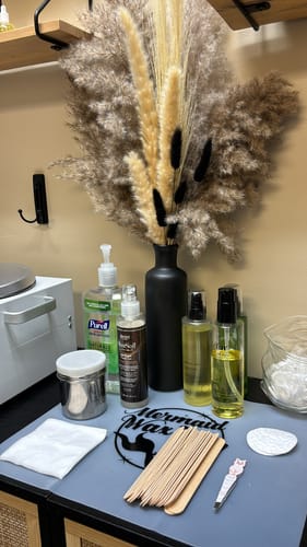 Customer photo review of At-Home Silicone Mats "Mermaid Mats" Practice Waxing / Sterile Mat