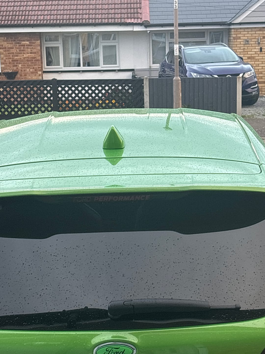 Customer photo review of Proform New 'Shark Fin' Aerial - Mk8/8.5 Ford Fiesta / Mk2 Puma