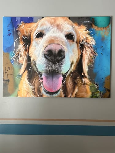 undefined review of Custom Pet Portrait - Basquiat Style image 1 out of 1