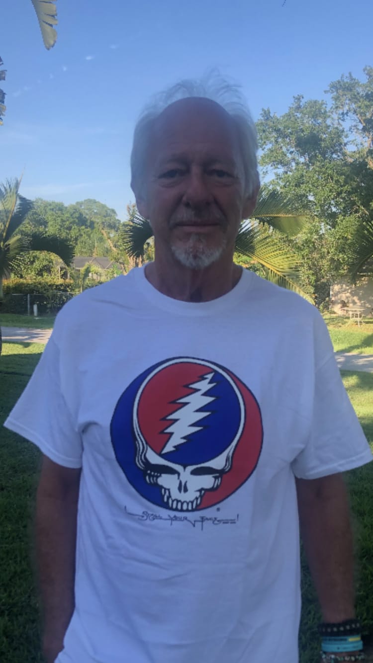Customer photo review of Grateful Dead Steal Your Face T Shirt