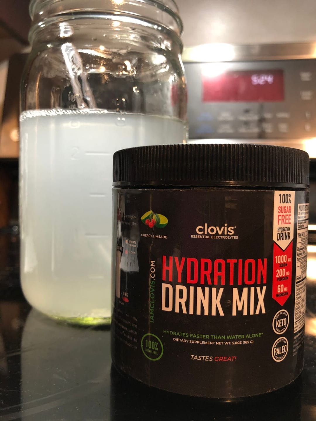 Customer photo review of Essential Electrolytes Hydration Drink Mix
