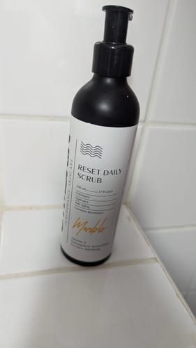 Customer photo review of RESET DAILY SCRUB