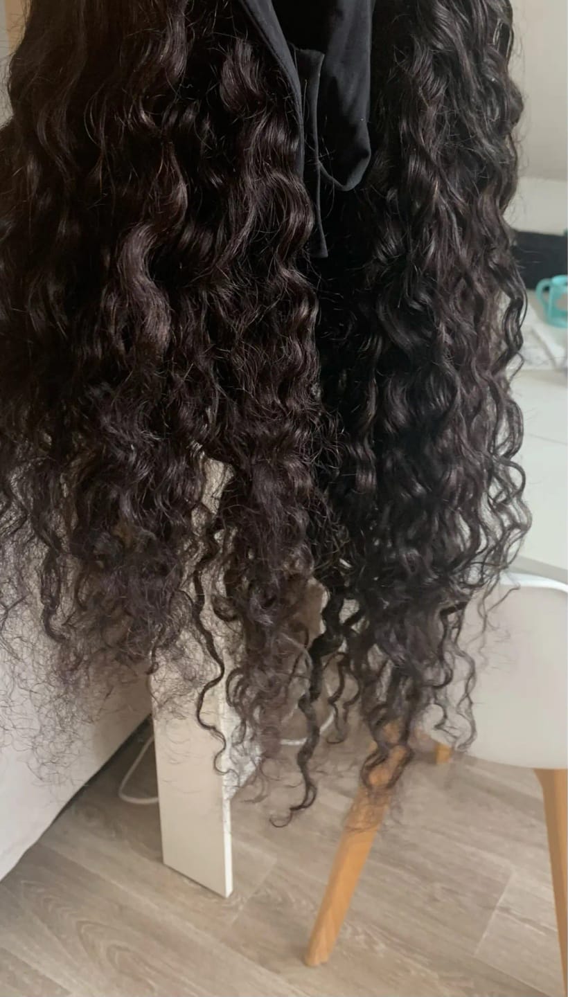 Customer photo review of Perruque Bandeau Afro