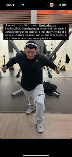 Customer photo review of GREY GOLDEN - SWEATPANTS