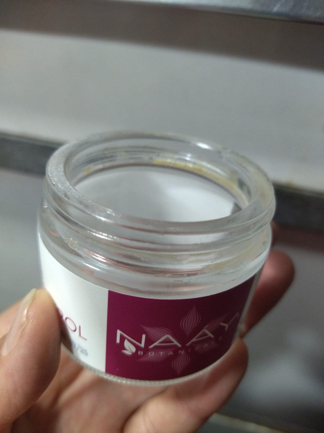 Customer photo review of Crema Facial Resveratrol