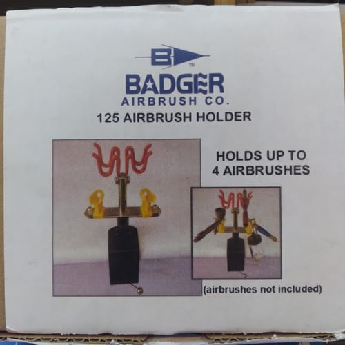 Customer photo review of Badger Air Brush 125 BRUSH HOLDER