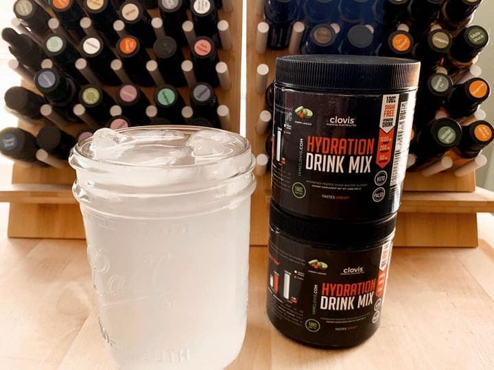 Customer photo review of Essential Electrolytes Hydration Drink Mix