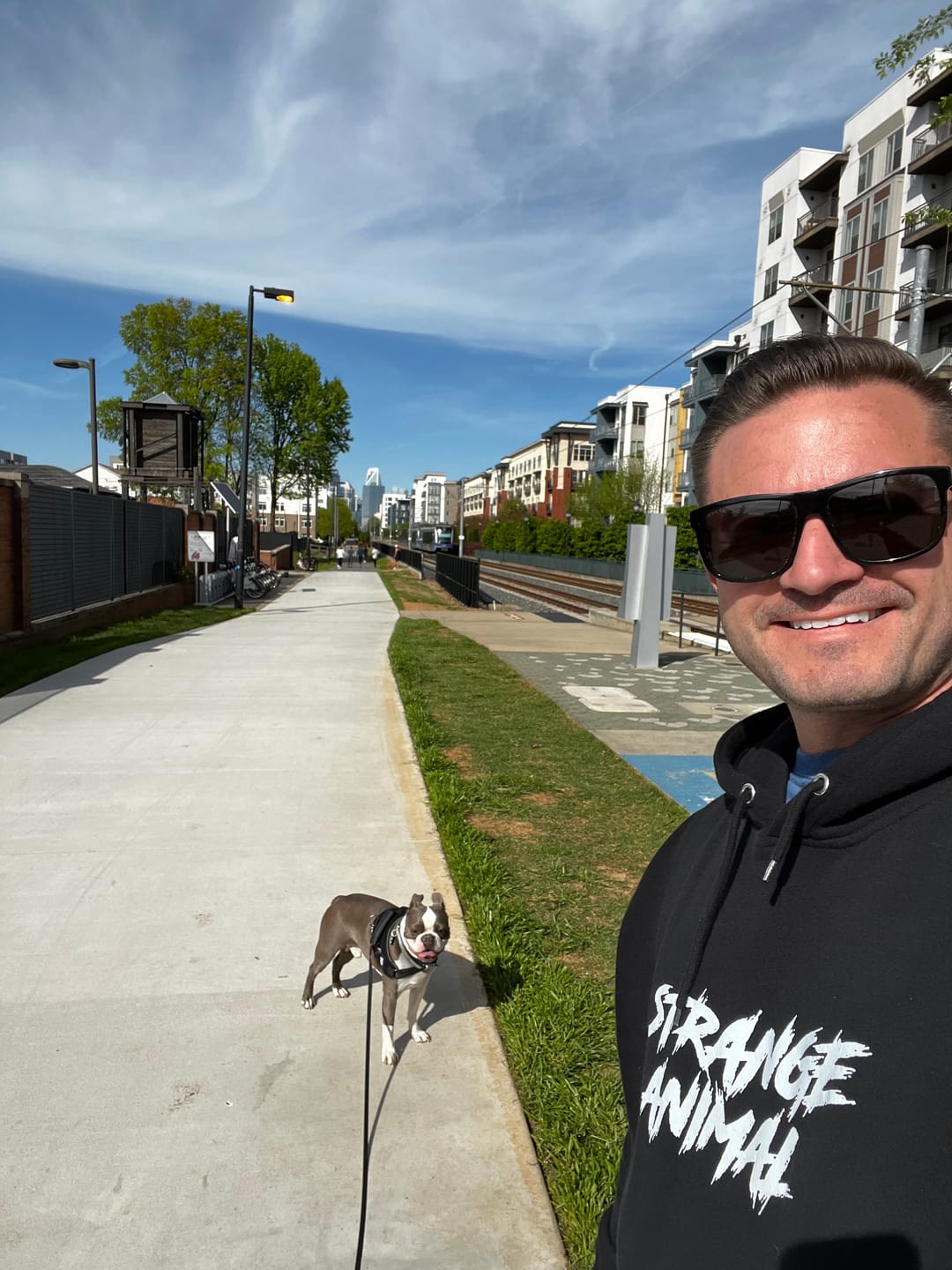 Customer photo review of Strange Animal Hoodie