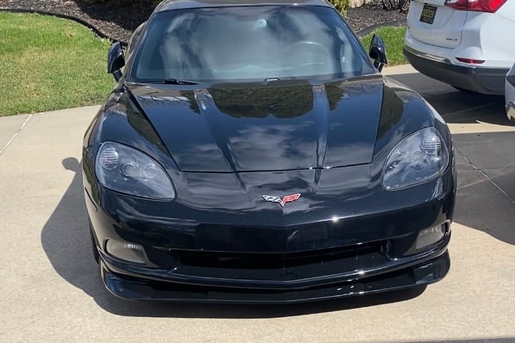 Customer photo review of Corvette C6 Base Extended Front Splitter Lip | ZR1 Conversion Package