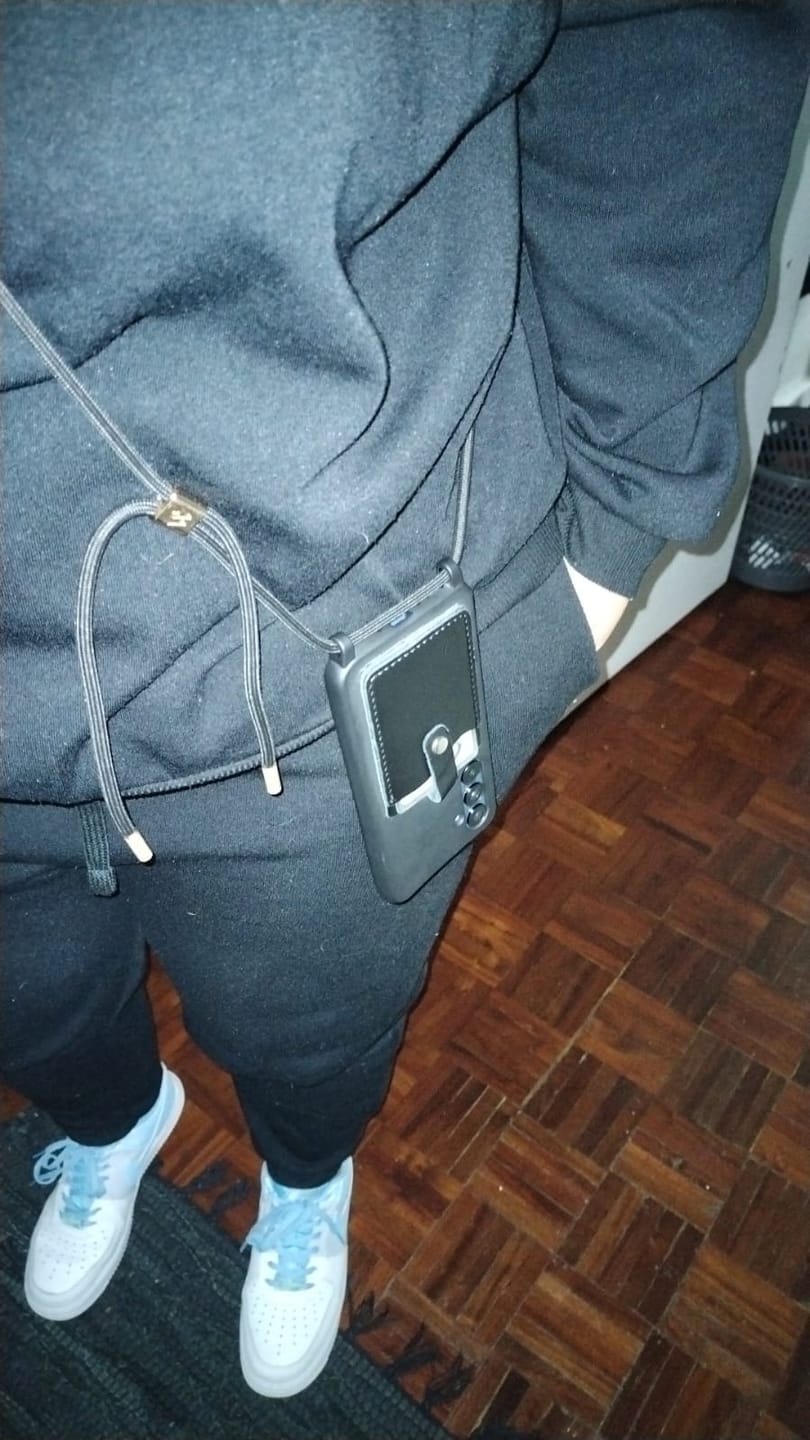 Customer photo review of Classic Black Rope Strap and Cover