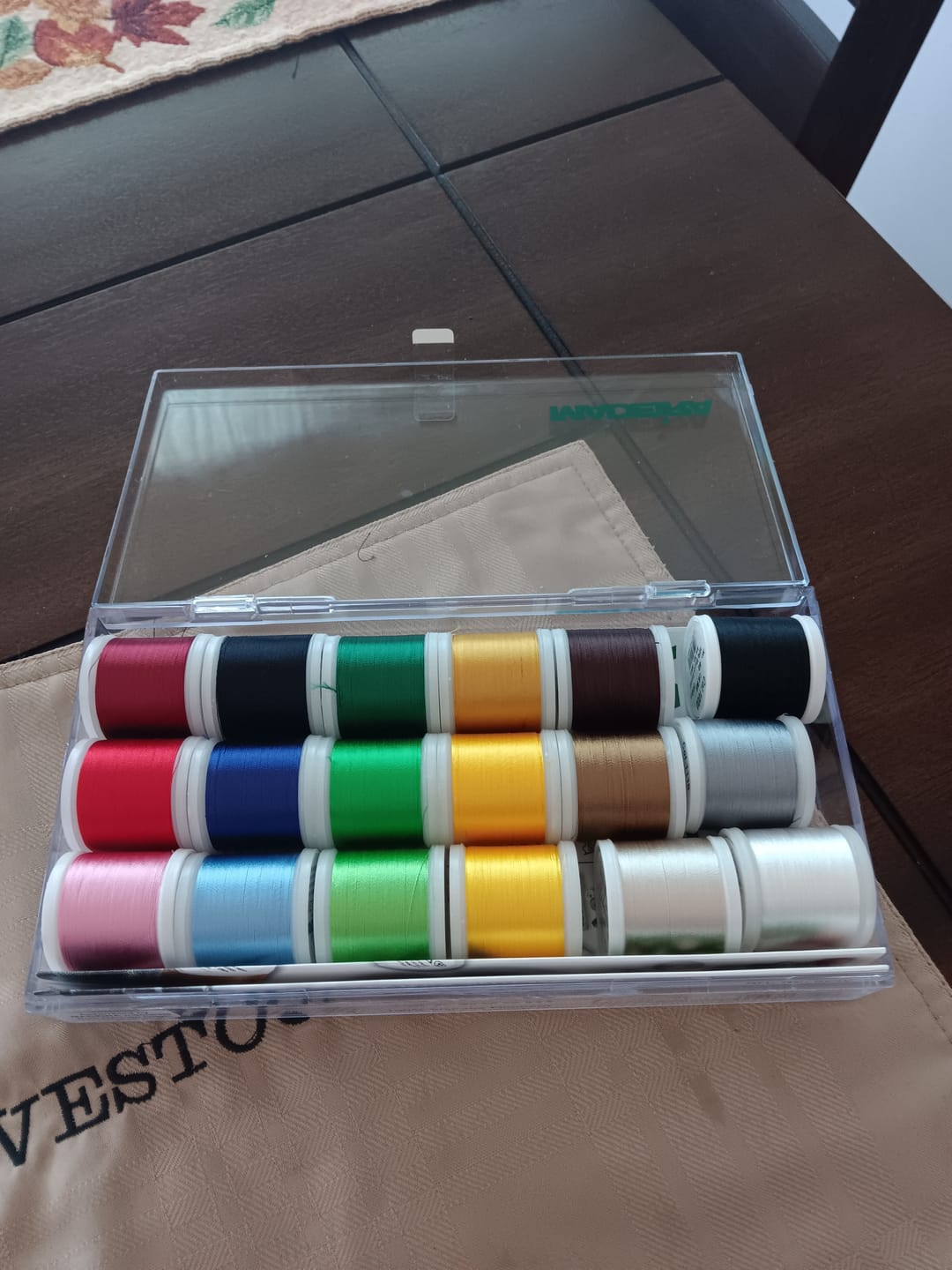 Customer photo review of Madeira No. 40 Rayon Thread, 220yds