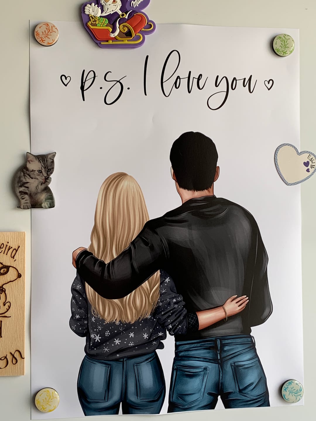 Customer photo review of Pärchen (Mann & Frau) - Personalisiertes Poster
