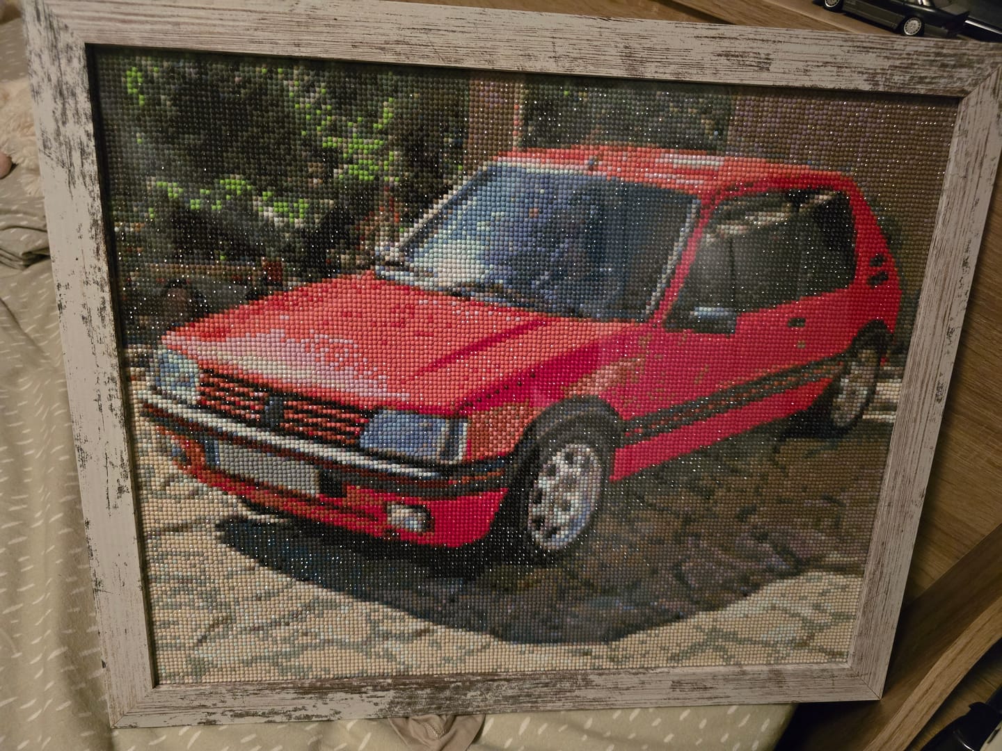 Customer photo review of Diamond Painting Personnalisé