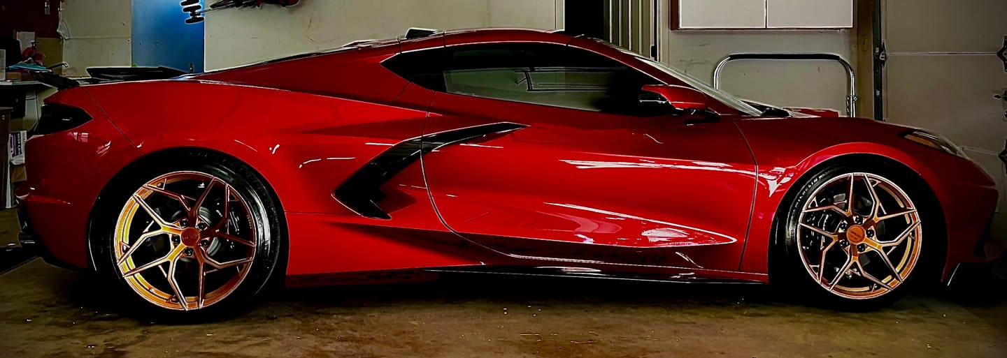 Customer photo review of Chevrolet Corvette C8 Z06 Visible Rear Ducktail Spoiler