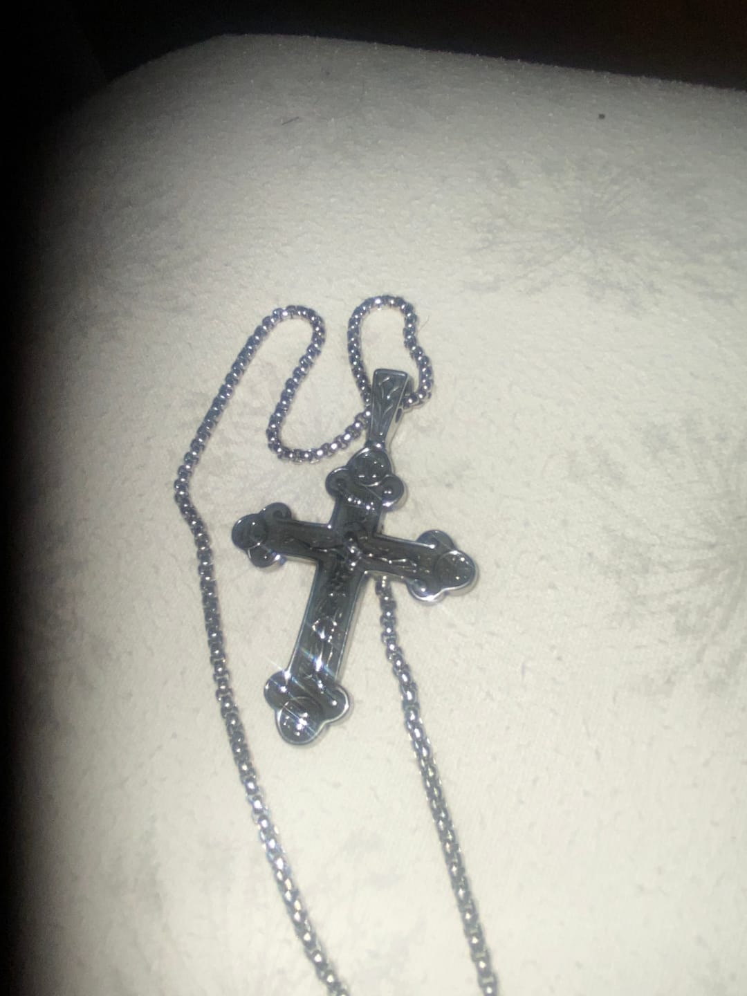 Customer photo review of HOLY CROSS. - NECKLACE