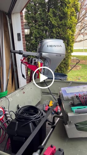 Customer video review of Honda 15 HP Outboard Motor - Model BF15D3SHT