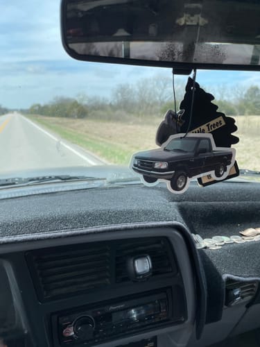 Customer photo review of Custom Car Air Freshener