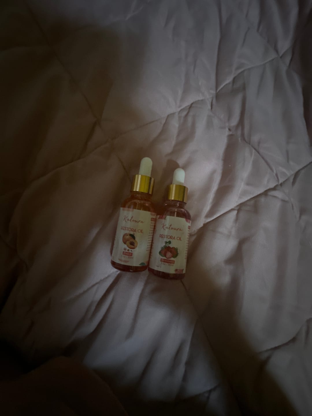 Customer photo review of Restora Oil Strawberry