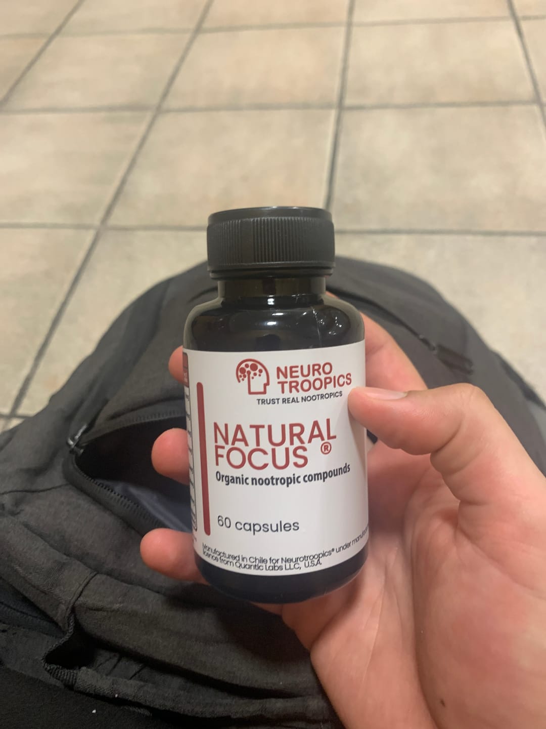 Customer photo review of Neurotroopics Natural Focus - 60 Cápsulas