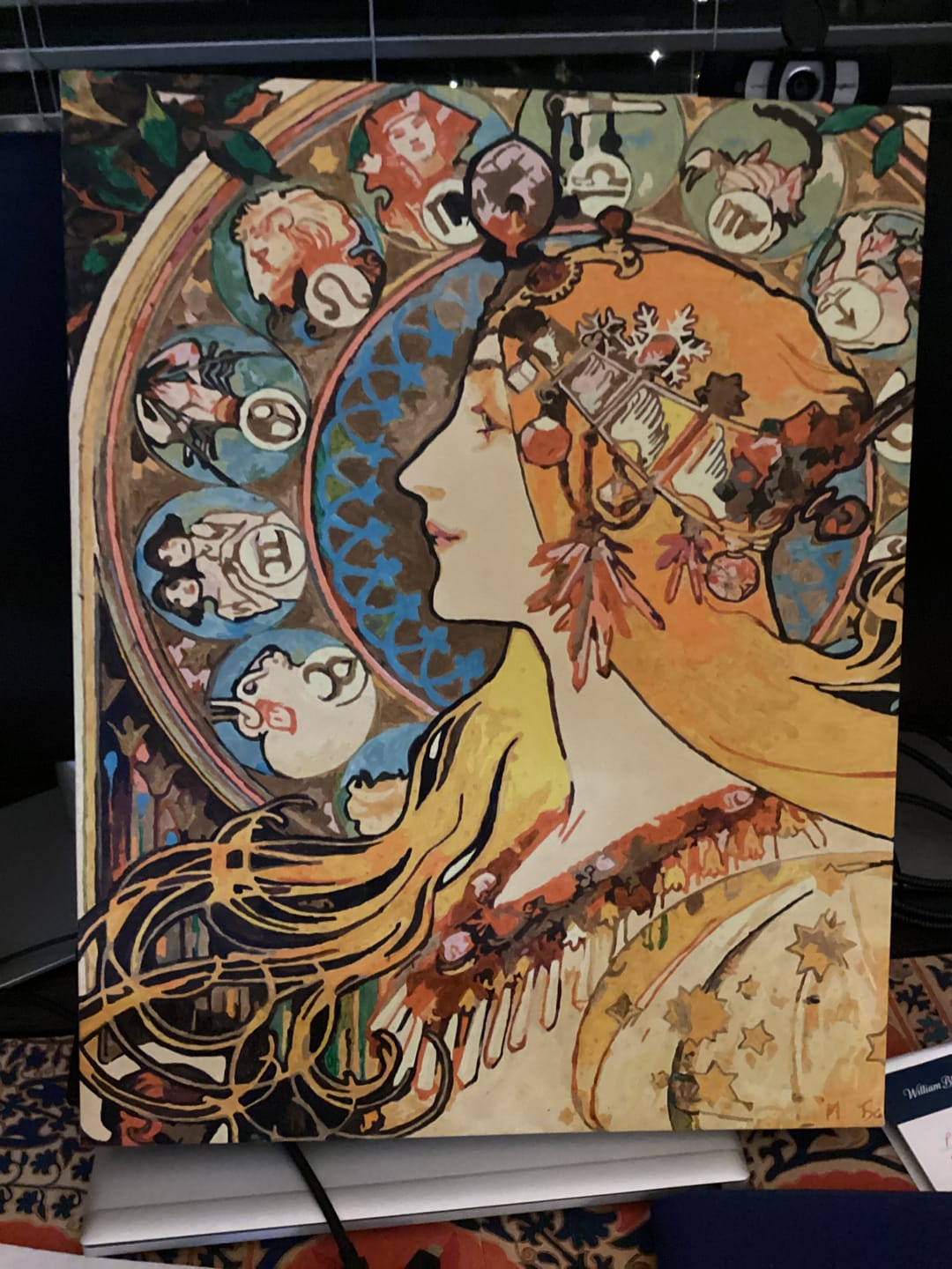 Customer photo review of Zodiac (1896) - Paint by Numbers