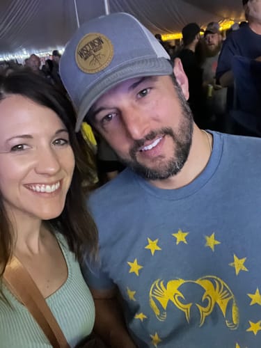 Customer photo review of Richardson 112 Custom Leather Patch Hat