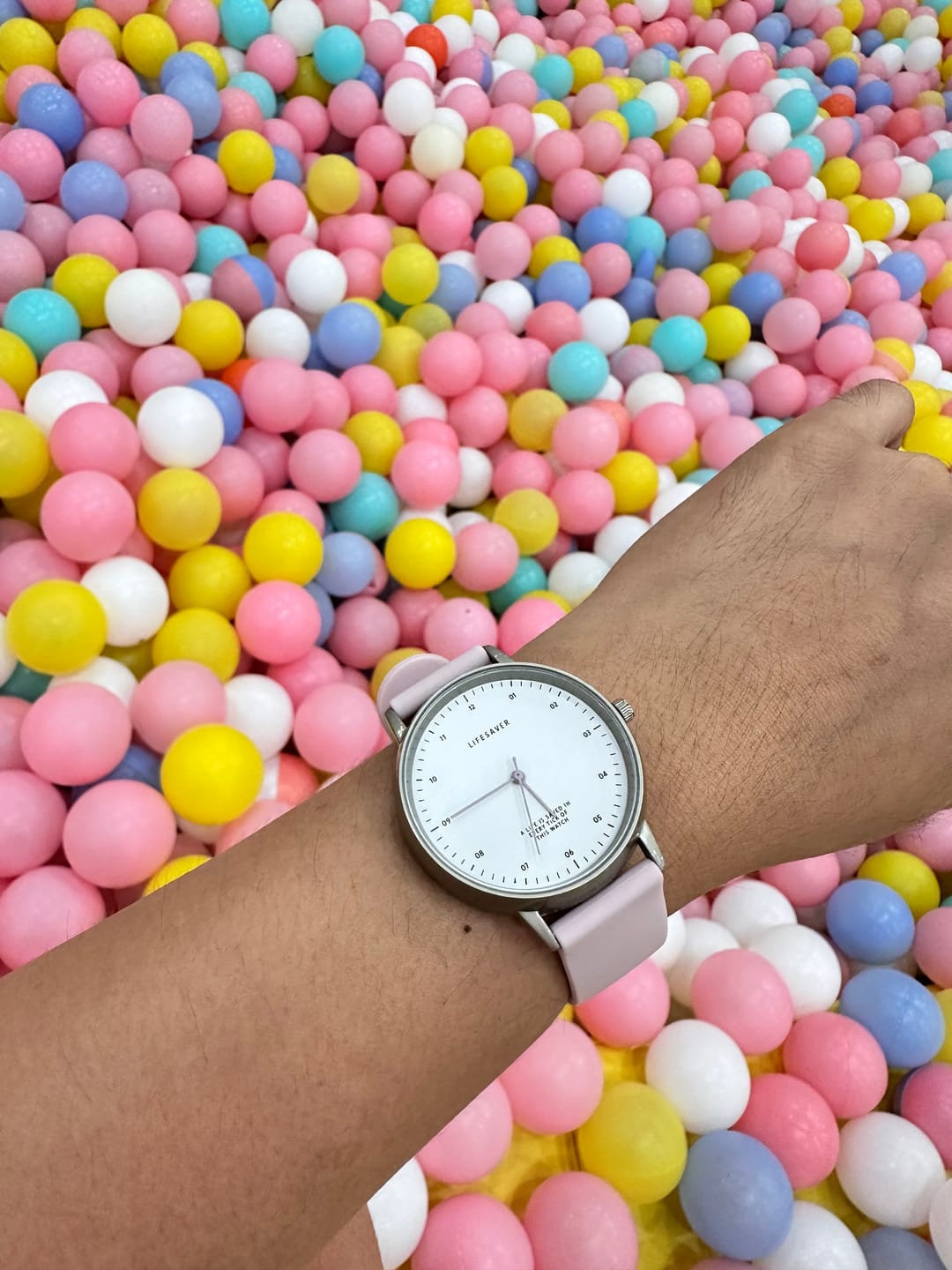 Customer photo review of Life Saver Watch 4.0 – Pink