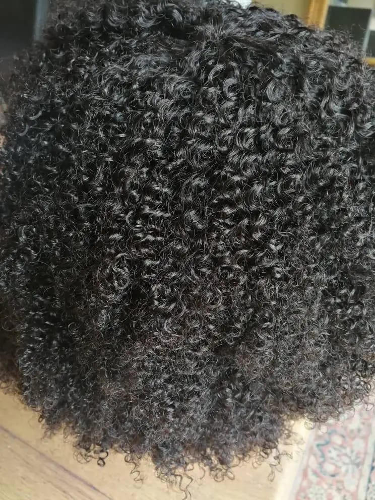 Customer photo review of Perruque Afro Naturelle Femme