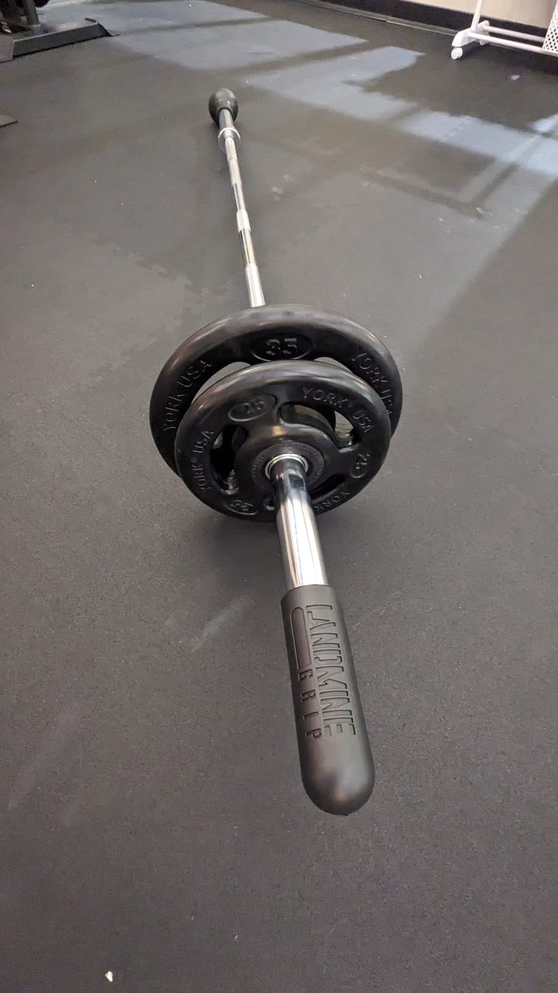Customer photo review of Landmine Grip