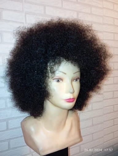 Customer photo review of Perruque Afro Pour Femme