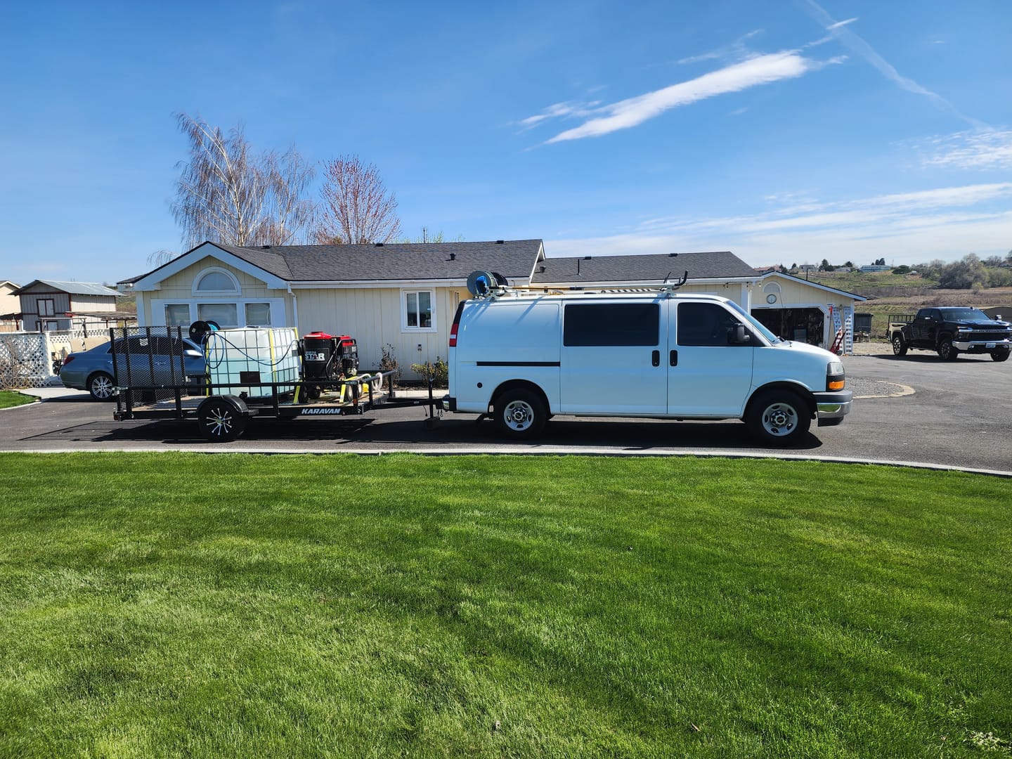 Customer photo review of Pressure Washer Foam Cannon - Wide Based, Foam Gun