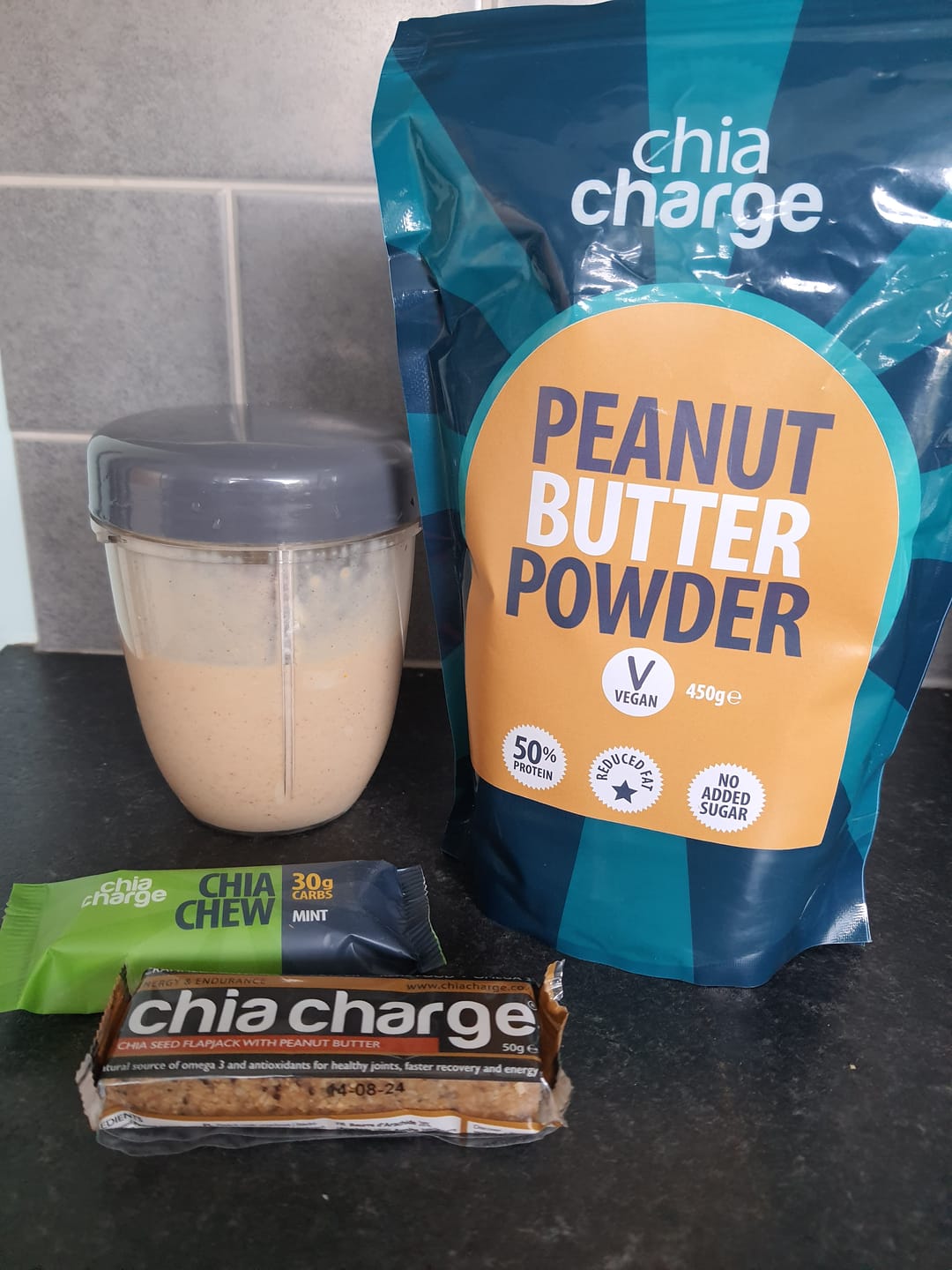 Customer photo review of Peanut Butter Powder 450g - Healthy High Protein with No Added Sugar - All Natural, Vegan Powdered Spread