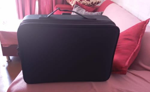 Customer photo review of Maleta Portable con correa tela Oxford y cierres