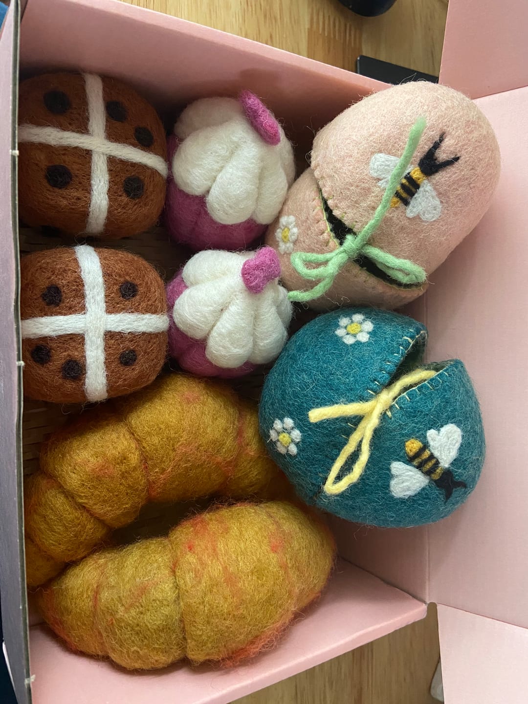 Customer photo review of Felt Plain Croissant