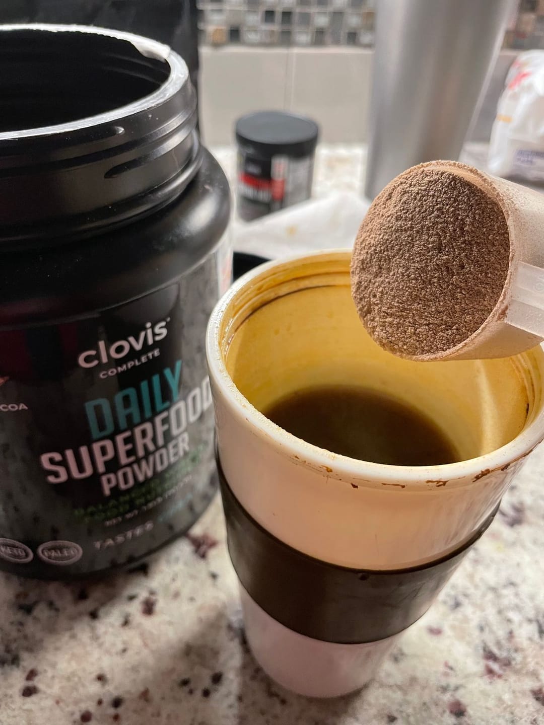 Customer photo review of Complete Daily Superfood Powder