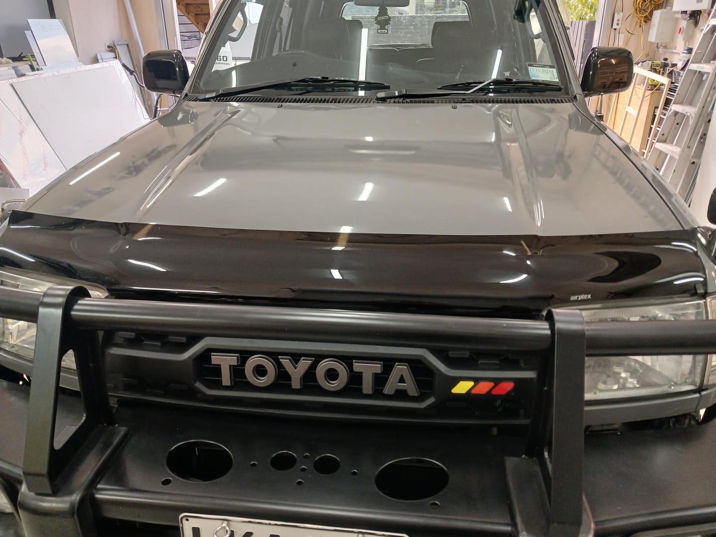 Customer photo review of Airplex Hilux Surf Bonnet Protector l 2nd, 3rd & 4th Gen 89 - 05