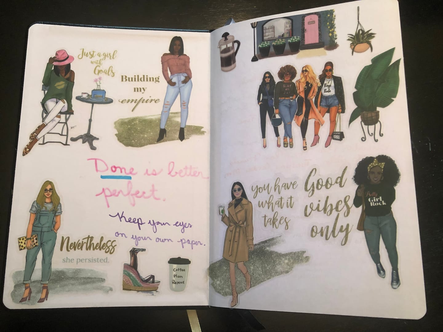 Customer photo review of This Is My Year Planner Sticker Book